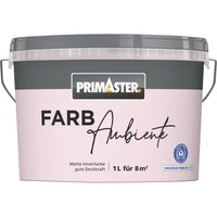 Primaster Farbambiente Wandfarbe matt rose 1 L von PRIMASTER