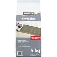 Flexkleber Grau 5kg Fliesenkleber für Wand- & Bodenfließen Innen&Außen - Primaster von PRIMASTER