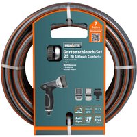 Primaster - Gartenschlauch-Set Comfort+ mit Multibrause 25 m ø 12,7 mm (1/2) Gartenschlauch von PRIMASTER