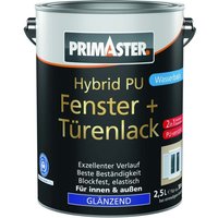 Primaster Hybrid PU-Fenster + Türenlack 2,5 L weiß glänzend Lack Primaster Hybrid PU-Fenster + Türenlack 2,5 L weiß glänzend Lack von PRIMASTER