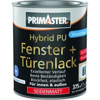 Primaster Hybrid PU-Fenster + Türenlack 375 ml weiß seidenmatt Lack Primaster Hybrid PU-Fenster + Türenlack 375 ml weiß seidenmatt Lack von PRIMASTER