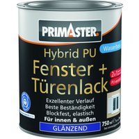 Primaster Hybrid PU-Fenster + Türenlack 750 ml weiß glänzend Lack Primaster Hybrid PU-Fenster + Türenlack 750 ml weiß glänzend Lack von PRIMASTER