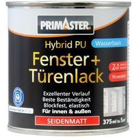 Hybrid-PU Fenster- u. Türenlack weiß 375 ml Innen- und Außen - Primaster von PRIMASTER