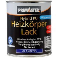 Hybrid-PU Heizkörperlack weiß 750 ml für Innen Lack - Primaster von PRIMASTER