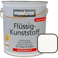 Primaster - Premium Flüssigkunststoff 750ml Weiß Seidenmatt Bodenbeschichtung von PRIMASTER