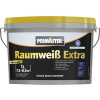 Primaster Raumweiß Extra Wandfarbe matt weiß konservierungsmittelfrei 1 L Primaster Raumweiß Extra Wandfarbe matt weiß konservierungsmittelfrei 1 L von PRIMASTER