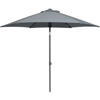 Sonnenschirm Florida Marktschirm ø 250cm UV-Schutz 80 Anthrazit - Primaster von PRIMASTER