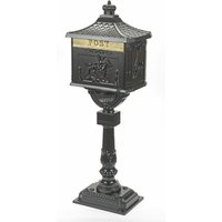 Primaster Standbriefkasten Briefkasten Postkasten schwarz von PRIMASTER