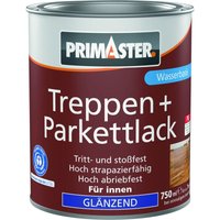 Primaster Treppen + Parkettlack farblos glänzend 750 ml Lacke von PRIMASTER