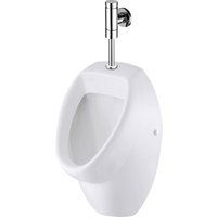 Primaster - Urinal Set Urinalbecken wc Toilette Zulauf Druckspüler Siphon Keramik von PRIMASTER
