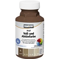 Voll- und Abtönfarbe 250ml Braun Matt Acryl Dispersionsfarbe - Primaster von PRIMASTER