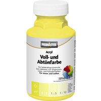 Voll- und Abtönfarbe 250ml Gelb Matt Acryl Dispersionsfarbe - Primaster von PRIMASTER