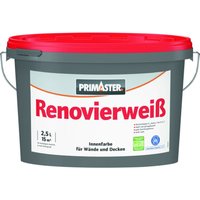 Primaster Wandfarbe Renovierweiß weiß 2,5 L Primaster Wandfarbe Renovierweiß weiß 2,5 L von PRIMASTER