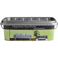 Primaster - Wandfarbe Wohnambiente 2,5L Apfelgrün Matt Innenfarbe Deckenfarbe von PRIMASTER