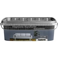 Wandfarbe Wohnambiente 2,5L Lavagrau Matt Innenfarbe Deckenfarbe - Primaster von PRIMASTER