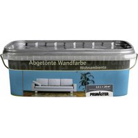 Primaster - Wandfarbe Wohnambiente 2,5L Petrol Matt Innenfarbe Deckenfarbe von PRIMASTER