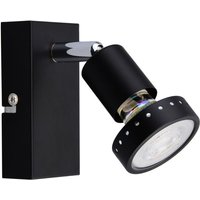 Primaster Wandlampe 1er LED Spot Chicago GU10 10 x 8 cm schwarz Deckenlampen & Kronleuchter Primaster Wandlampe 1er LED Spot Chicago GU10 10 x 8 cm schwarz Deckenlampen & Kronleuchter von PRIMASTER