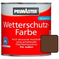 Wetterschutzfarbe 2,5 l dunkelbraun - Primaster von PRIMASTER