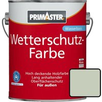 Wetterschutzfarbe 2,5L Silbergrau Holzfarbe UV-Schutz Wetterschutz - Primaster von PRIMASTER