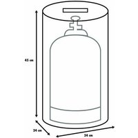 Primaster - Schutzhülle für Gasflaschen 5kg Abdeckung Cover Gasflaschenschutzhülle von PRIMASTER