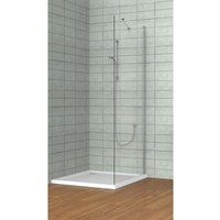 Seitenwand Easy 6 Mix & Match 90 cm Profile Chrom Höhe 190 cm freistehend von PRIMASTER