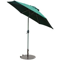 Primaster - Sonnenschirm Ingenio Marktschirm dunkelgrün ø 2,5m uv Schutz 80 von PRIMASTER