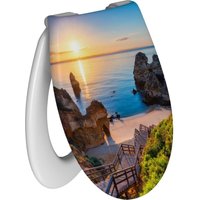 Primaster - WC-Sitz Algarve Toilettensitz Absenkautomatik abnehmbar Klobrille von PRIMASTER