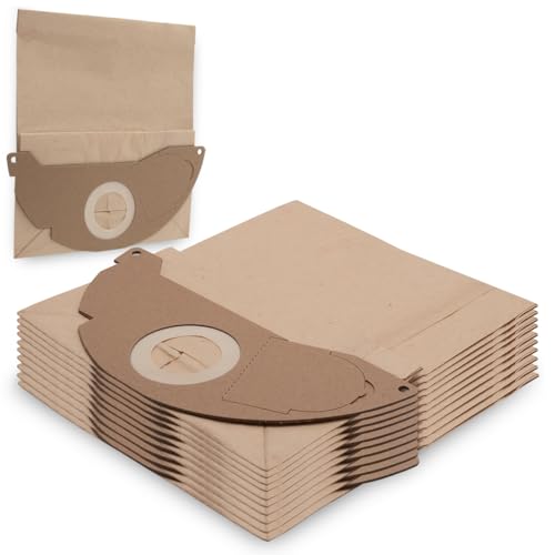 PRIMEBAG - 10 Papier Staubsaugerbeutel für KÄRCHER 6.904-322.0 MV2 WD2 A2003 A2004 kompatibel - Bestleistung beim Saugen von PRIMEBAG