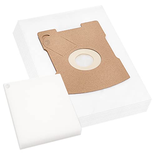 PRIMEBAG - 10 Staubsaugerbeutel 1 Motorschutzfilter geeignet für Vorwerk Tiger 265 270 300 VT265 VT270 und VT300 - Bestleistung beim Saugen von PRIMEBAG