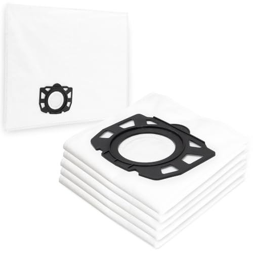 PRIMEBAG 10 Staubsaugerbeutel kompatibel zu Kärcher 2.863-314.0 Vliesfilterbeutel KFI 357 Ersatzbeutel WD2 Plus WD 2-18 WD3 WD3 Premium WD 3-18 S - Mehrlagiges Vlies für Bestleistung beim Saugen von PRIMEBAG