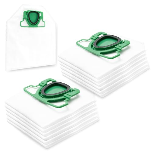 PRIMEBAG - 12 Hochwertige Staubsaugerbeutel kompatibel mit Kobold VK200 VK 200 Vorwerk - Bestleistung beim Saugen von PRIMEBAG