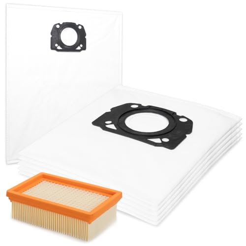 PRIMEBAG - 5 Staubsaugerbeutel + 1 Lamellenfilter kompatibel mit Kärcher WD4 WD5 WD6 WD5P WD6P MV4 MV5 MV6 - Ersatz für 2.863-005.0, 2.863-006.0 - Bestleistung beim Saugen PRIMEBAG - 5 Staubsaugerbeutel + 1 Lamellenfilter kompatibel mit Kärcher WD4 WD5 WD6 WD5P WD6P MV4 MV5 MV6 - Ersatz für 2.863-005.0, 2.863-006.0 - Bestleistung beim Saugen von PRIMEBAG