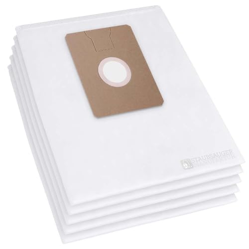 PRIMEBAG - 5 Staubsaugerbeutel passend für Scheppach NTS30 Premium Nass-/Trockensauger - Qualität wie Staubklasse M - Mehrlagiges Vlies für Bestleistung beim Saugen von PRIMEBAG