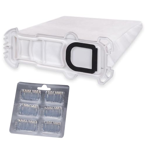 PRIMEBAG - 6 Staubsaugerbeutel Duftchips kompatibel mit Vorwerk Kobold 135 136 VK135 VK136 - Filtertüten Bestleistung beim Saugen (6 Filtertüten + 6 Duftsticks Seife) von PRIMEBAG