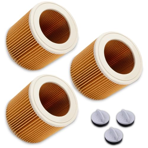 PRIMEBAG - Filter kompatibel mit Kärcher WD1 WD2 WD3 MV3 WD 3 P Premium - Ersatz für 6.414-552.0, 6.414-772.0, 6.414-547.0 Patronenfilter - Bestleistung beim Saugen von PRIMEBAG
