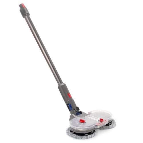 PRIMEBAG Saugrohr und Wischaufsatz kompatibel mit Dyson V10 V11 V7 V8 SV10 SV11 Akkusauger - Wischmopp Aufsatz mit Wassertank, Füllbehälter & 6 waschbaren Mops - Alternativ für 969109-06 Anthrazit von PRIMEBAG