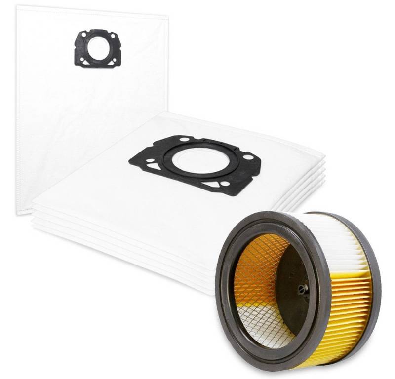 PRIMEBAG Staubsaugerbeutel 10 Beutel 1 Filter für Kärcher WD 5.400, WD 5.600, WD 4.200 kompatibel von PRIMEBAG