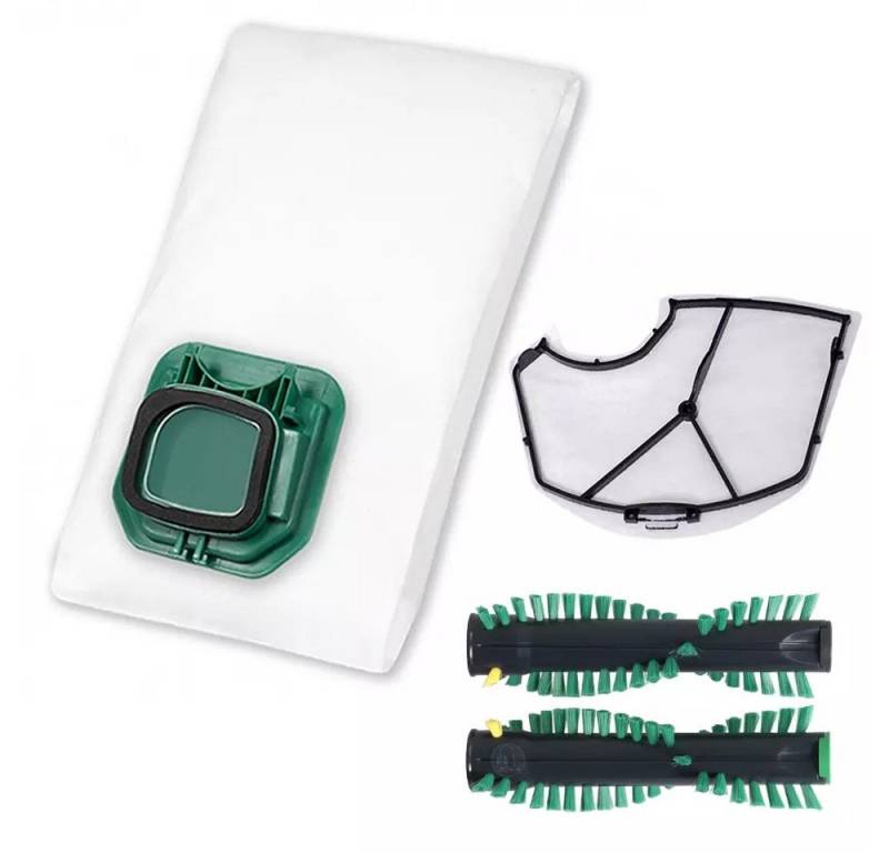 PRIMEBAG Staubsaugerbeutel Bürsten Motorschutzfilter für Vorwerk Kobold 140 150 kompatibel von PRIMEBAG