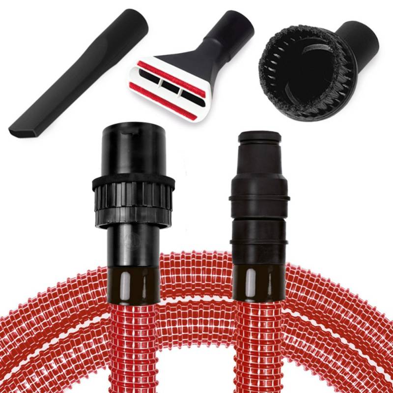 PRIMEBAG Staubsaugerschlauch 4 Meter mit Düsen-Set für alle Kärcher NT Modelle kompatibel von PRIMEBAG