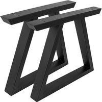 Beine für kleiner Tisch rechteckig aus Stahl 480 x 60 x 420 mm 2-pack - Primematik von PRIMEMATIK