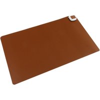 PrimeMatik - Heizteppich Thermisches Heizmatte Beheizter Teppich Pad-Schreibtisch 60x36cm 65W braun von PRIMEMATIK