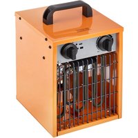 Primematik - Industrieller Bodenlufterhitzer 1000/2000 w, orange Farbe und rechteckige Form von PRIMEMATIK
