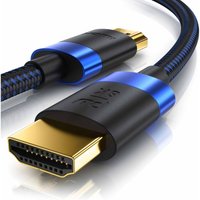 3m High Speed 8K hdmi Kabel 2.1 mit Ethernet arc 3D 4K Ultra hd 7680x4320 @ 120 Hz PS4 360 tv oled pc Laptop Beamer Monitor - Schwarz/Blau - Primewire von PRIMEWIRE