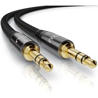 Klinkenkabel 3,5 mm aux - Audiokabel mit Nylonmantel - 3m - Primewire von PRIMEWIRE