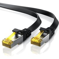 LAN-Kabel CAT.7, RJ-45 (Ethernet), cat 7 Flachband u/ftp Gigabit Netzwerkkabel 10 Gbit/s Patchkabel - 3m - Primewire von PRIMEWIRE