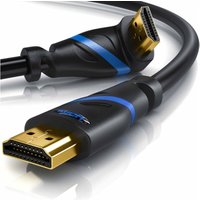 8K Premium hdmi Ultra High Speed Kabel 2.1 90° gewinkelt, 7680 x 4320 @ 120 Hz mit dsc - 0,5m - Primewire von PRIMEWIRE