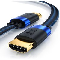 8k hdmi Kabel 2.1 - Flachbandkabel Ultra High Speed ii Ethernet, 8K uhd ii, 3D tv, eARC, HDR10+ 120 Hz mit dsc, 7680 x 4320, Verlegekabel - 0,5m 8k hdmi Kabel 2.1 - Flachbandkabel Ultra High Speed ii Ethernet, 8K uhd ii, 3D tv, eARC, HDR10+ 120 Hz mit dsc, 7680 x 4320, Verlegekabel - 0,5m von PRIMEWIRE