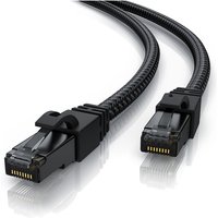 Primewire - Patchkabel cat 7 mit Baumwollummantelung - Gigabit Ethernet lan Kabel - Black Series - 10 Gbit/s - s/ftp pimf Schirmung - Netzwerkkabel von PRIMEWIRE