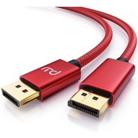 Premium DisplayPort auf DisplayPort Kabel mit Nylonummantelung 8K 7680 x 4320 @ 60 Hz mit dsc - 1m - Primewire Premium DisplayPort auf DisplayPort Kabel mit Nylonummantelung 8K 7680 x 4320 @ 60 Hz mit dsc - 1m - Primewire von PRIMEWIRE