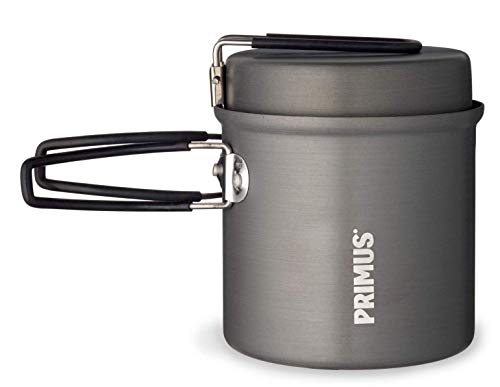 Primus Litech Trek Kettle - Anthracite - 1l - Kleiner robuster Aluminium Kochtopf, 1l von PRIMUS